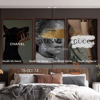 File gốc File gốc in bộ tranh decor treo tráng gương canvas GB20810 (phiên bản chuẩn) để in ấn