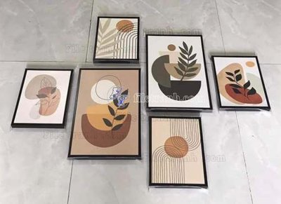 Hình ảnh gốc File gốc in bộ tranh decor treo tráng gương canvas GB20820 (để in khổ lớn)