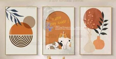 Mua file tranh gốc File gốc in bộ tranh decor treo tráng gương canvas GB20836 tại Filetranh.com