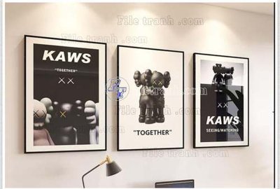 File ảnh File gốc in bộ tranh decor treo tráng gương canvas GB20919 (gốc) in PP, decal