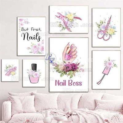 File ảnh gốc File gốc in bộ tranh decor treo tráng gương canvas GB20944 không vỡ nét