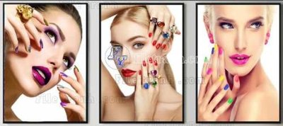 File gốc File gốc in bộ tranh decor treo tráng gương canvas GB20948 (trang trí) phòng trẻ em