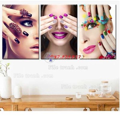 Hình ảnh file gốc File gốc in bộ tranh decor treo tráng gương canvas GB20955 (chất lượng cao)