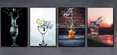 File gốc File gốc in bộ tranh decor treo tráng gương canvas GB21005 (in lụa) cao cấp