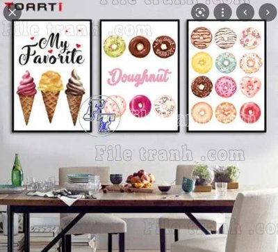 File ảnh File gốc in bộ tranh decor treo tráng gương canvas GB21031 (gốc) in standee