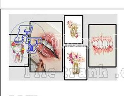 File gốc File gốc in bộ tranh decor treo tráng gương canvas GB21055 (phong cách) cổ điển