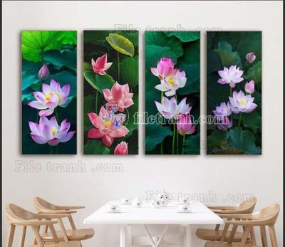File tranh in trần File gốc in bộ tranh decor treo tráng gương canvas GB21060 (ảnh gốc siêu nét)