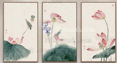File in mica File gốc in bộ tranh decor treo tráng gương canvas GB21062 (bản gốc) siêu trong