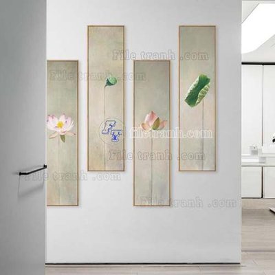 File gốc File gốc in bộ tranh decor treo tráng gương canvas GB21072 (in tráng gương) ốp tường