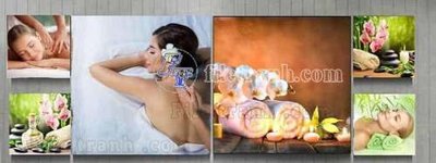 File tranh File gốc in bộ tranh decor treo tráng gương canvas GB21162 (ảnh gốc) in trần nhà