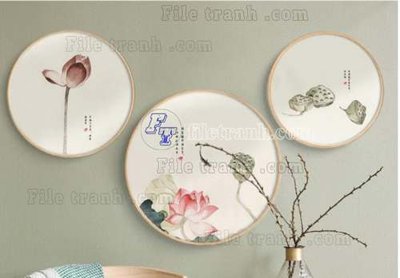 Ảnh mô tả file gốc in mica File gốc in bộ tranh decor treo tráng gương canvas GB21169