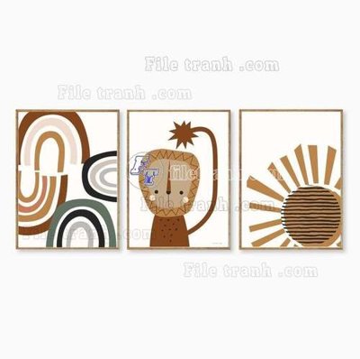 Tải file gốc File gốc in bộ tranh decor treo tráng gương canvas GB21230 (bản PSD) còn layer