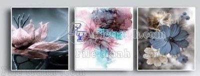 File in trần File gốc in bộ tranh decor treo tráng gương canvas GB21278 (bản gốc) mây trời