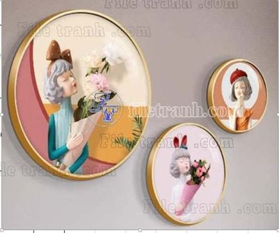 Mua file gốc File gốc in bộ tranh decor treo tráng gương canvas GB21313 (in ấn) tại Filetranh.com