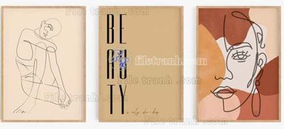 File gốc File gốc in bộ tranh decor treo tráng gương canvas GB21321 (in lụa) tranh mã đáo