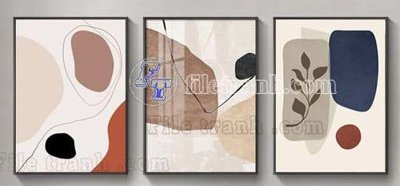 File in ấn File gốc in bộ tranh decor treo tráng gương canvas GB21389 (bản gốc) cao cấp
