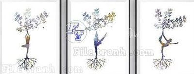 File PSD File gốc in bộ tranh decor treo tráng gương canvas GB21420 (bản gốc) đã tách nền