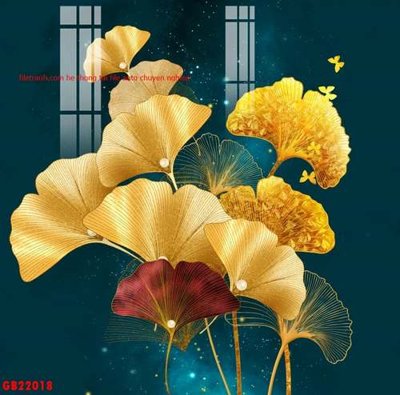 File gốc File gốc in bộ tranh decor treo tráng gương canvas GB22018 (in mica) làm bảng hiệu