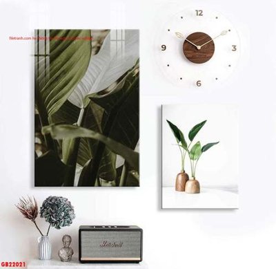 Mua file tranh gốc File gốc in bộ tranh decor treo tráng gương canvas GB22021 tại Filetranh.com