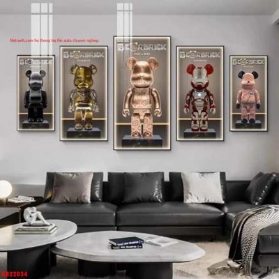 File gốc File gốc in bộ tranh decor treo tráng gương canvas GB22034 (PNG) nền trong suốt