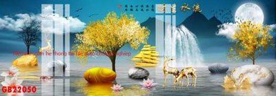 Tải file gốc File gốc in bộ tranh decor treo tráng gương canvas GB22050 dùng cho in ấn