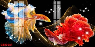 File tranh File gốc in bộ tranh decor treo tráng gương canvas GB22061 (gốc) chủ đề trừu tượng