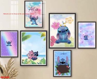 Tải file File gốc in bộ tranh decor treo tráng gương canvas GB22080 (gốc) làm file quảng cáo