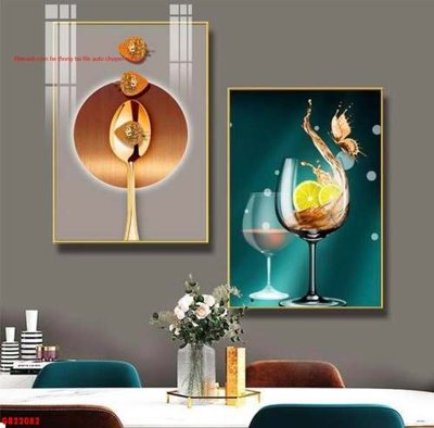 File PSD File gốc in bộ tranh decor treo tráng gương canvas GB22082 (bản gốc) dễ dàng edit