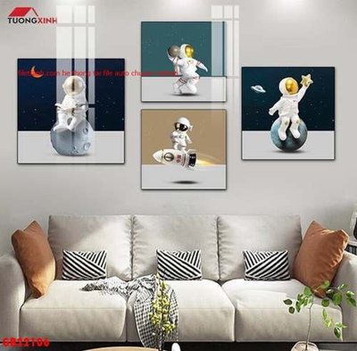 File tranh ảnh gốc File gốc in bộ tranh decor treo tráng gương canvas GB22106 dùng cho in khổ lớn
