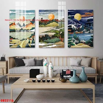 File gốc File gốc in bộ tranh decor treo tráng gương canvas GB22116 (ảnh chi tiết) để in ấn