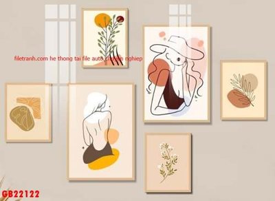 File in trần File gốc in bộ tranh decor treo tráng gương canvas GB22122 (bản gốc) bầu trời