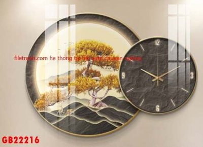 File tranh in trần File gốc in bộ tranh decor treo tráng gương canvas GB22216 (ảnh gốc siêu nét)