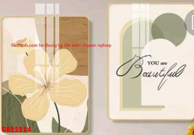 Tải file File gốc in bộ tranh decor treo tráng gương canvas GB22234 (gốc) chủ đề tôn giáo
