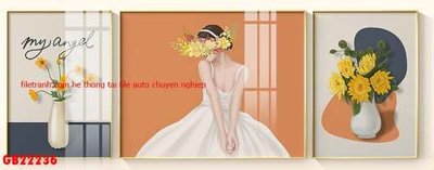 Download file File gốc in bộ tranh decor treo tráng gương canvas GB22236 (chuẩn in) chất lượng cao
