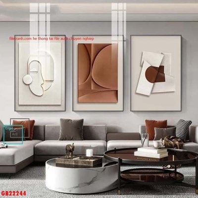 File gốc File gốc in bộ tranh decor treo tráng gương canvas GB22244 (PNG) trong suốt (transparent)