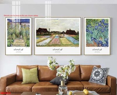 File in lụa File gốc in bộ tranh decor treo tráng gương canvas GB22254 (hoa văn) File gốc in bộ tranh decor treo tráng gương canvas GB22254