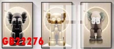 File gốc File gốc in bộ tranh decor treo tráng gương canvas GB22276 (in lụa) chi tiết cao