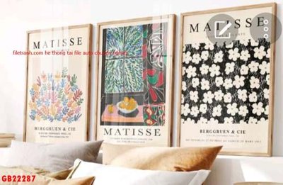 File gốc File gốc in bộ tranh decor treo tráng gương canvas GB22287 (in 3D) cho trang trí