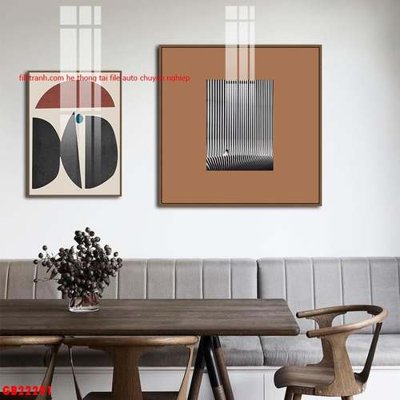 File gốc File gốc in bộ tranh decor treo tráng gương canvas GB22291 (in tráng gương) hiện đại