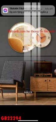 Ảnh gốc file in lụa File gốc in bộ tranh decor treo tráng gương canvas GB22294 chi tiết