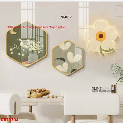 File in mica File gốc in bộ tranh decor treo tráng gương canvas GB22304 (bản gốc) sắc sảo