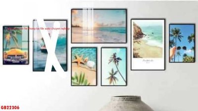 Tải file File gốc in bộ tranh decor treo tráng gương canvas GB22306 (gốc) làm file thiết kế