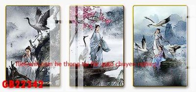 File gốc File gốc in bộ tranh decor treo tráng gương canvas GB22342 (chuẩn màu) cho in offset
