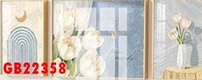 File in lụa File gốc in bộ tranh decor treo tráng gương canvas GB22358 (tân cổ điển) File gốc in bộ tranh decor treo tráng gương canvas GB22358