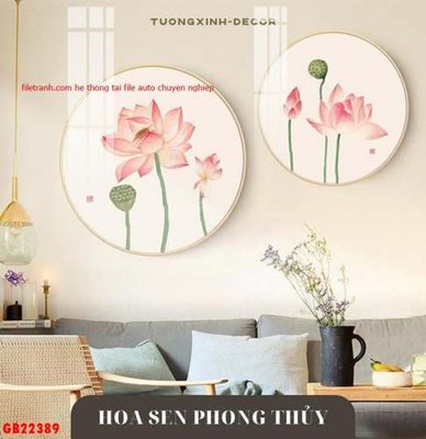 File in ấn cao cấp File gốc in bộ tranh decor treo tráng gương canvas GB22389 (file gốc)