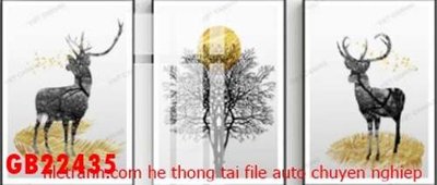 Tải file File gốc in bộ tranh decor treo tráng gương canvas GB22435 (ảnh gốc) in gạch men