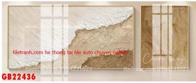 File tranh gốc File gốc in bộ tranh decor treo tráng gương canvas GB22436 (sắc nét từng chi tiết)
