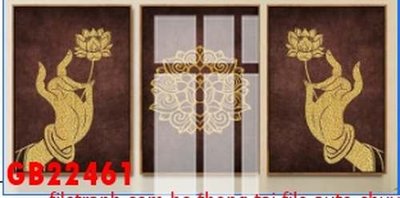 File tranh File gốc in bộ tranh decor treo tráng gương canvas GB22461 (ảnh gốc) độc quyền