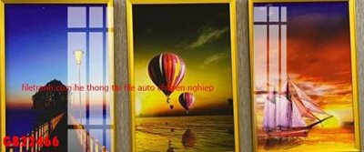Mua file gốc File gốc in bộ tranh decor treo tráng gương canvas GB22466 (in ấn) tại Filetranh.com