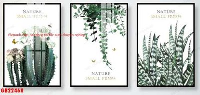 File gốc File gốc in bộ tranh decor treo tráng gương canvas GB22468 (cho in ấn) từ kho Filetranh